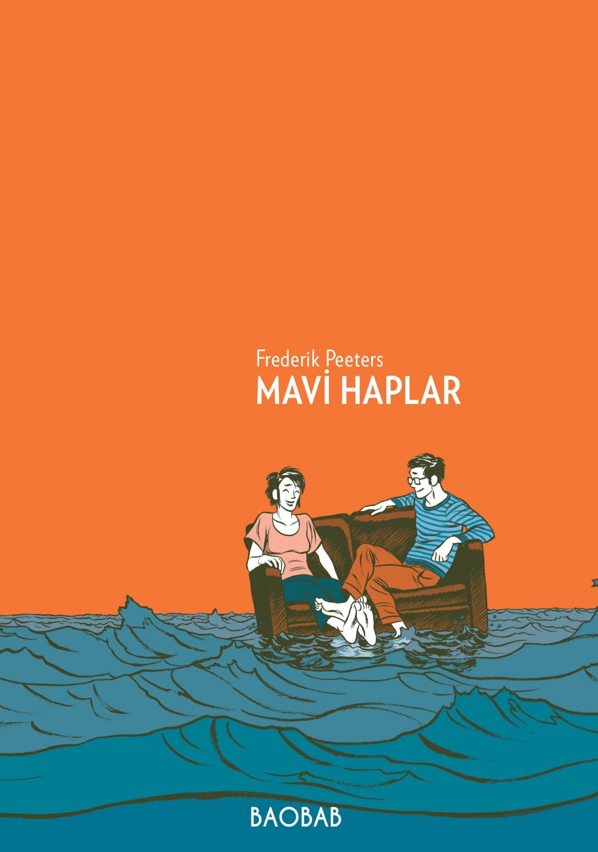 Mavi Haplar kitabının kapağı